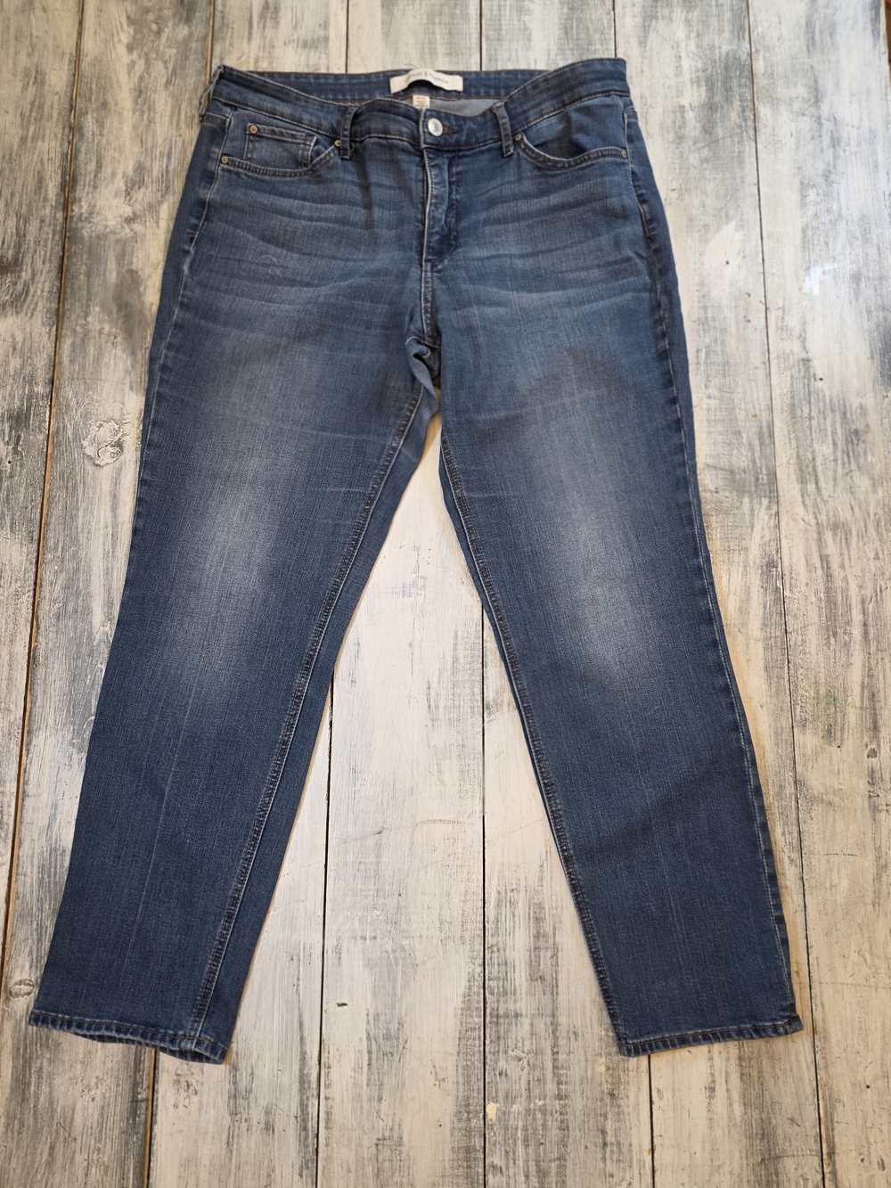 Vintage America 'Missy' Women's Dark Blue Straight-Leg Jeans sz 10/30